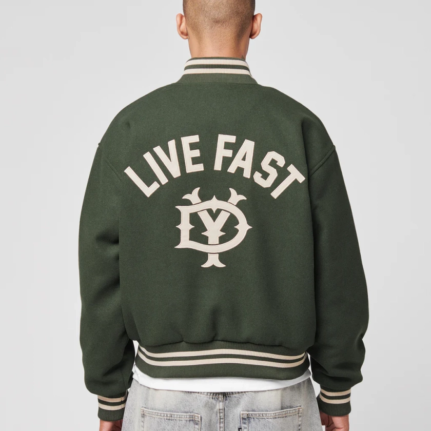 Live Fast College Jacket