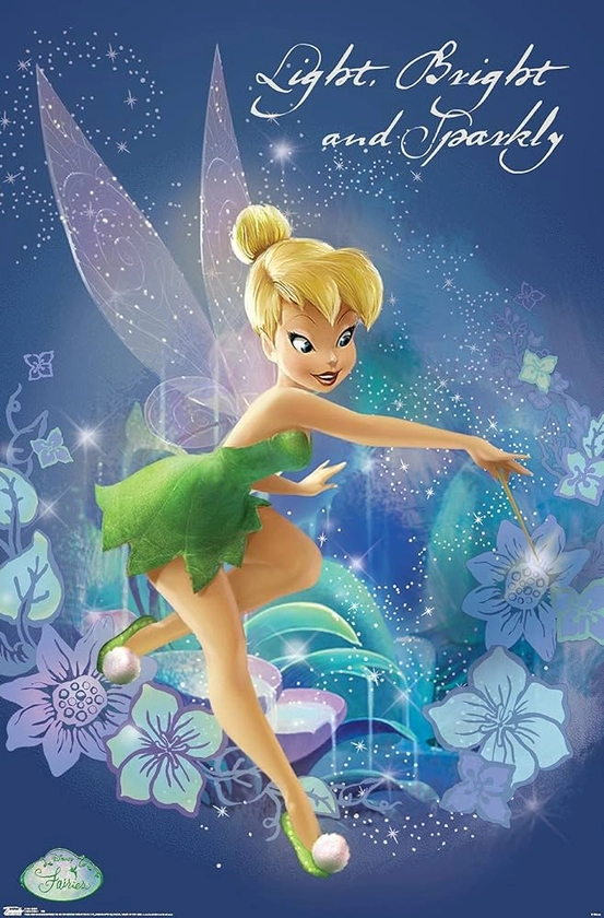 Amazon.com: Trends International Disney Tinker Bell - CGI Wall Poster, 22.375" x 34", Premium Unframed Version: Posters & Prints
