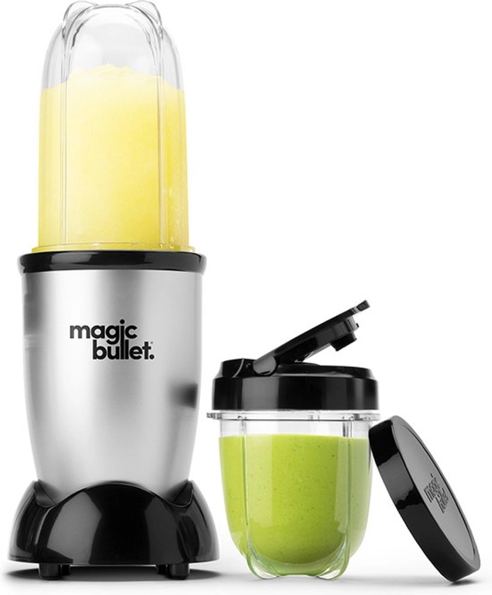 Magic Bullet Original - Blender - Incl. To Go Bekers - met Digitaal Receptenboek - Zilver | bol