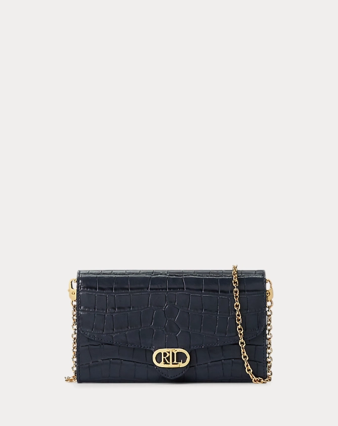 Embossed Leather Medium Adair Crossbody | Ralph Lauren