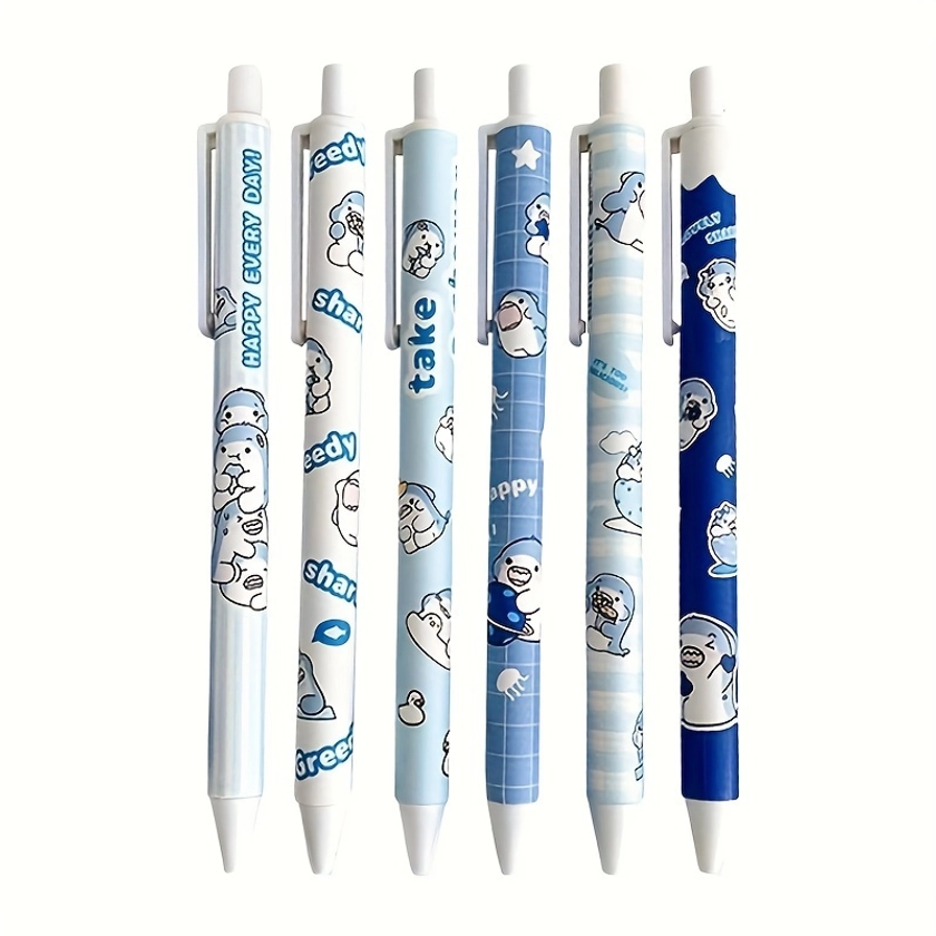 6pcs Set Pen 0 5mm Bullet Pen For | Temu United Kingdom