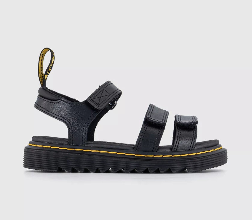 Dr. Martens Klaire Kids Sandals Black - Unisex