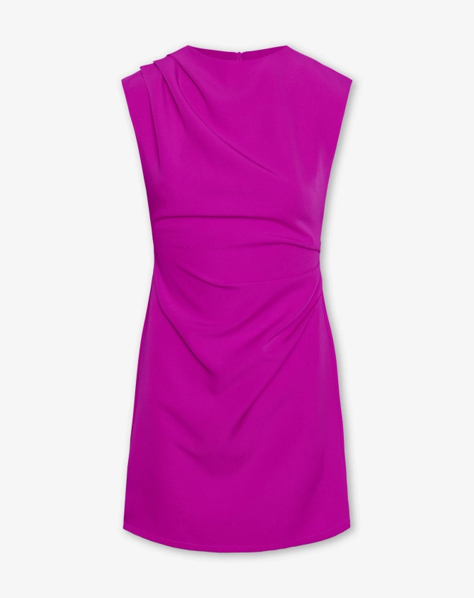 SOFIA RUCHED DRESS MAGENTA | Most Wanted