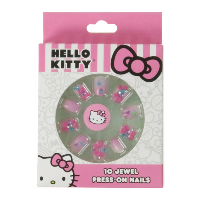 Hello Kitty® Jewel Press-On Nails 10-Count
