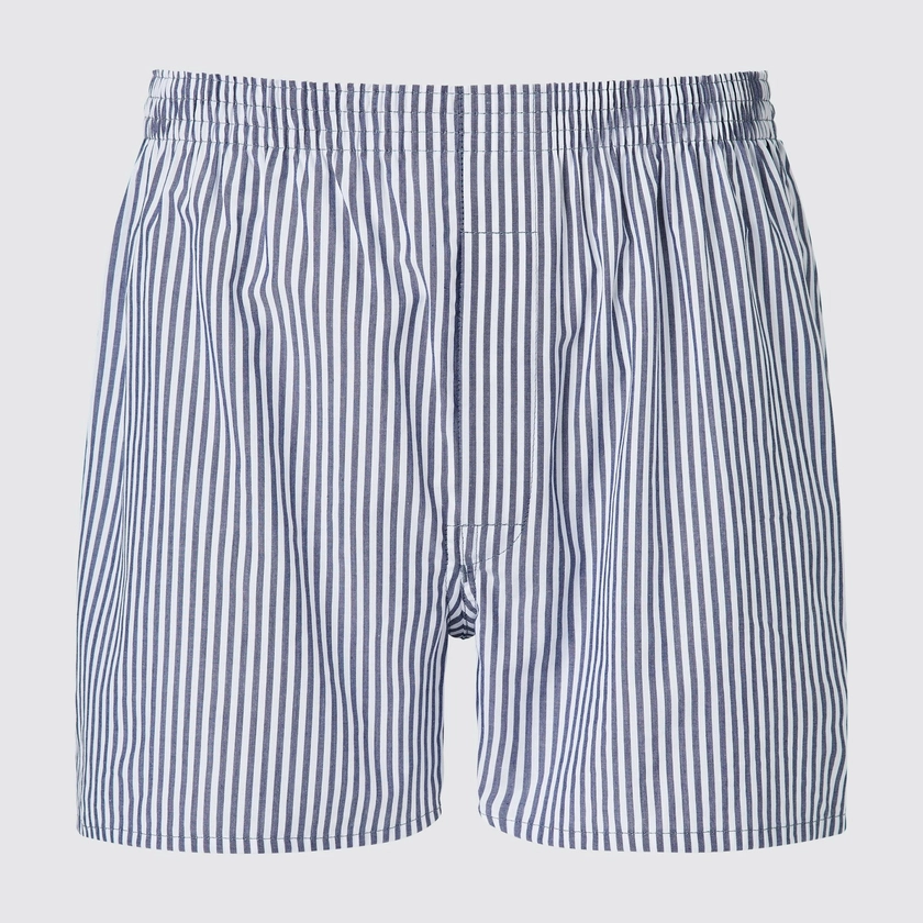 Woven Striped Boxer Shorts