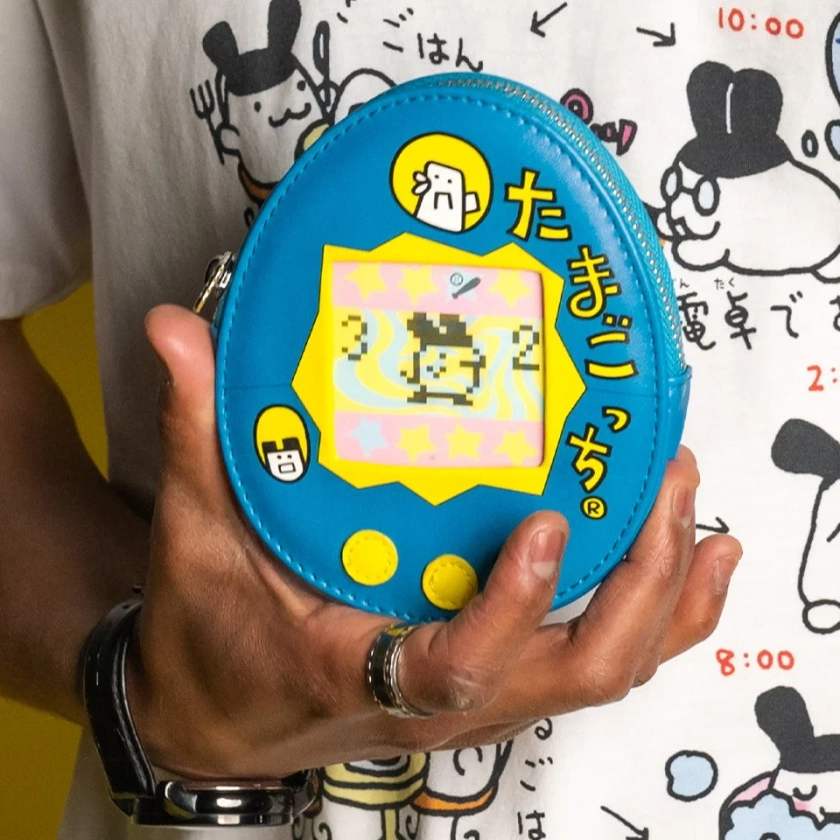 Tamagotchi Coin Purse Blue