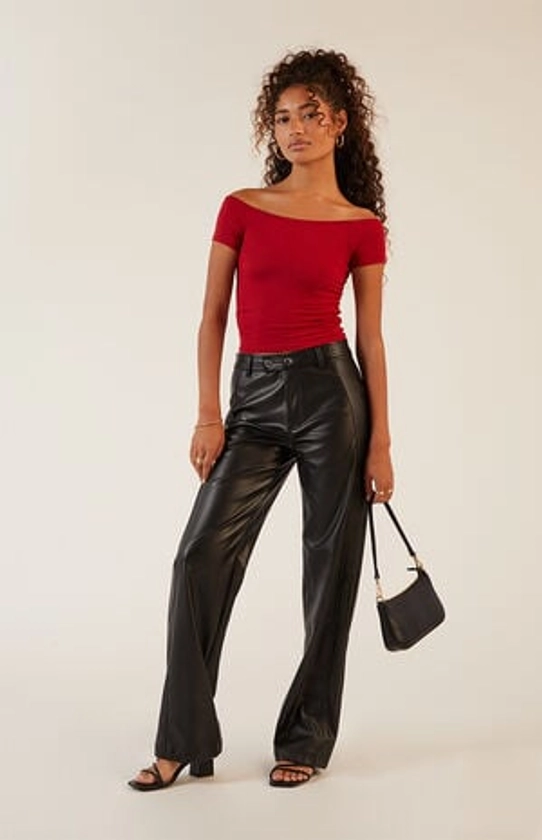 Est. PAC 1980 Off-The-Shoulder Cinched Top | PacSun