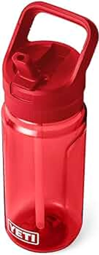 YETI Yonder 600 ml/20 oz Water Bottle with Yonder Straw Cap, Rescue Red
