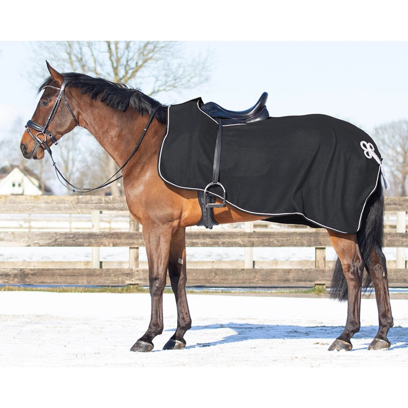 Couvre-reins pour cheval polaire QHP Ornament - Couvre-reins - Textile pour cheval - Cheval au travail