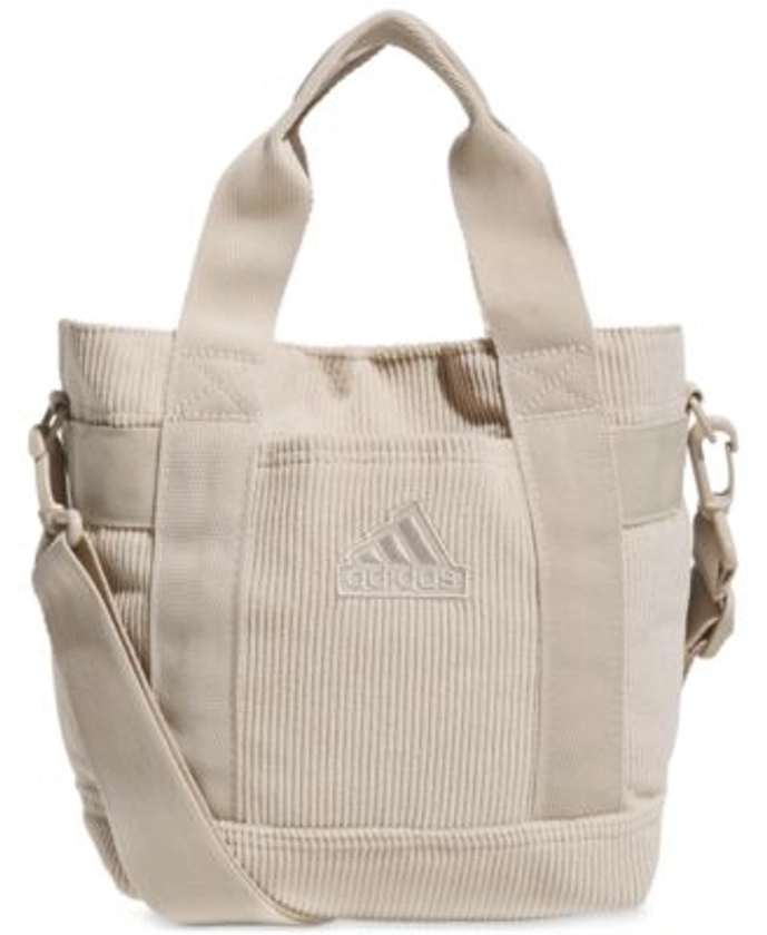 Unisex Corduroy Adjustable-Strap Mini Tote Bag