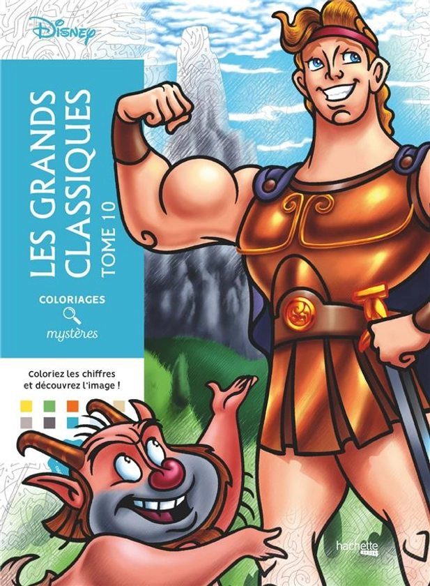 Coloriages mystères - Les grands classiques t.10