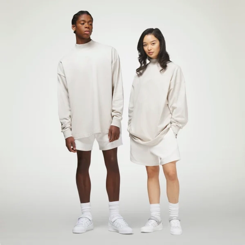 adidas Basketball Long Sleeve Tee (Gender Neutral) - Μπεζ | adidas Ελλάδα