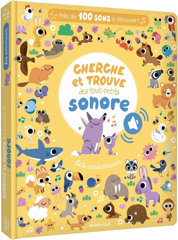 Amazon.fr - CHERCHE ET TROUVE DES TOUT-PETITS SONORE - LES ANIMAUX - SORTE, Marta - Livres