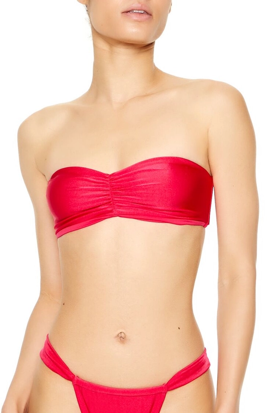 Ruched Bandeau Bikini Top | Forever 21