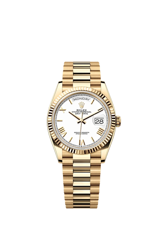 Rolex Day-Date 36 watch: 18 ct yellow gold - m128238-0113