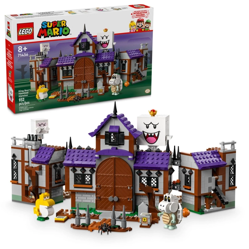 LEGO Super Mario King Boo’s Haunted Mansion, Halloween Gift for Kids Ages 8 and Up, Mario Toy for Gamers, 71436