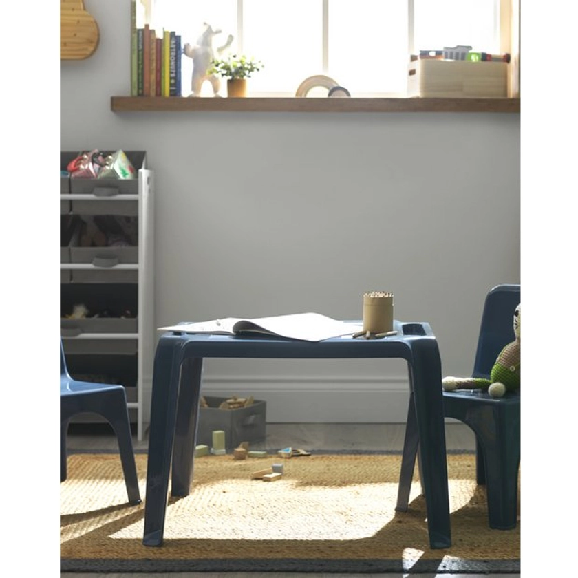 Buy Bica Kids Plastic Table - Navy | Kids tables and chairs | Argos