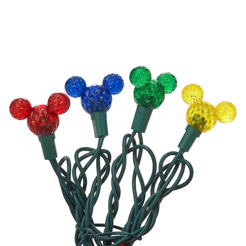 Disney Christmas Lights Set - Mickey Mouse Icons - Multicolored