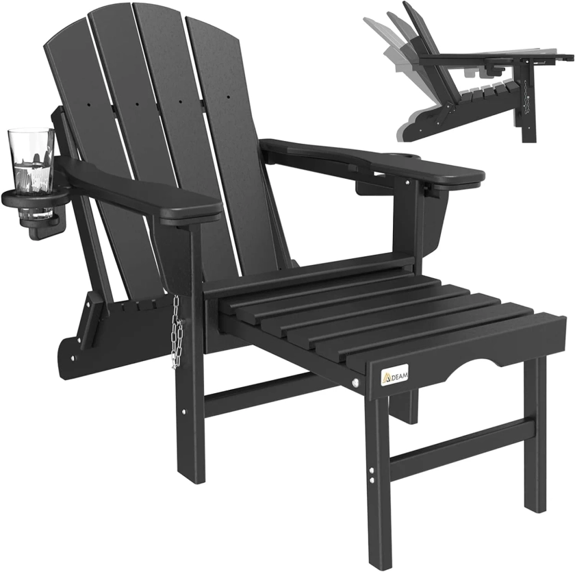 Last Day Clearance Sale $29⛱️Mdeam Folding Outdoor Adirondack Chairs Weather Resistant for Patio