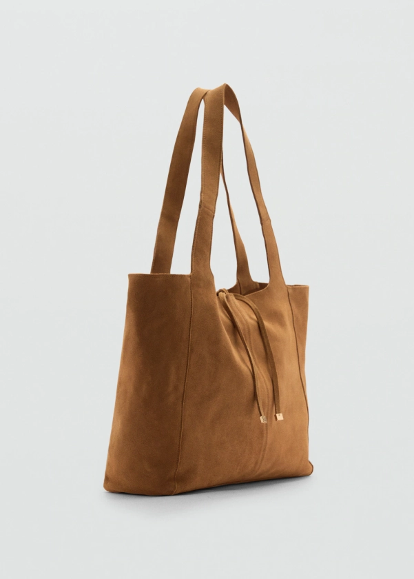 Leren shopper - Dames | MANGO Nederland