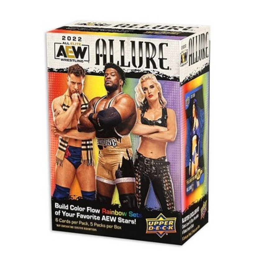 2022 Upper Deck AEW Allure Wrestling Trading Card Blaster Box