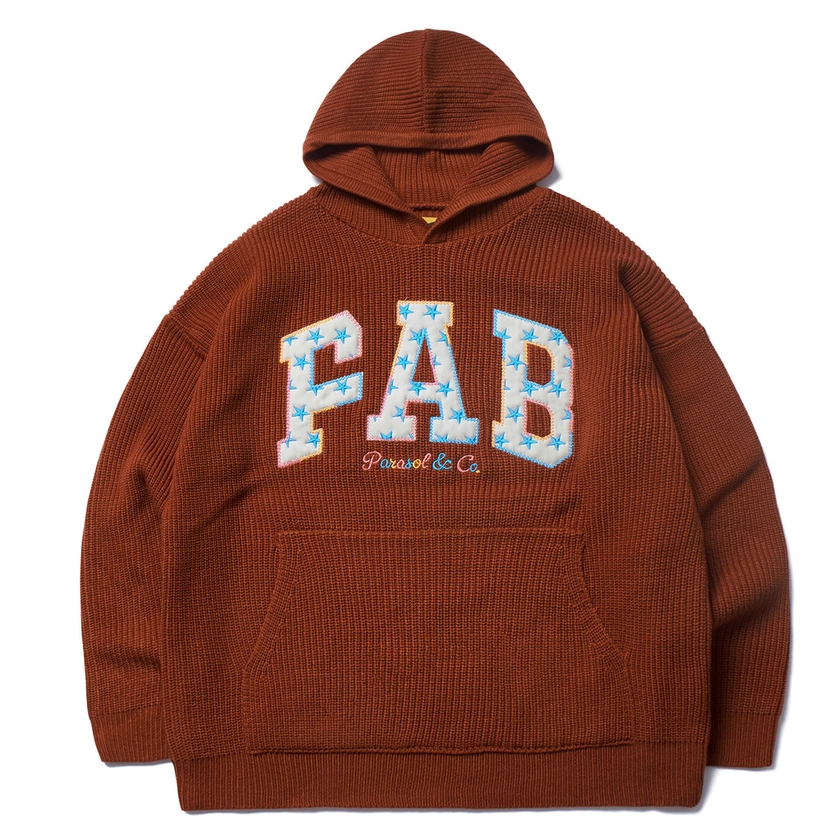 FAB Star Sweater Hoodie (BRICK) : 가먼츠팹 GARMENTS FAB