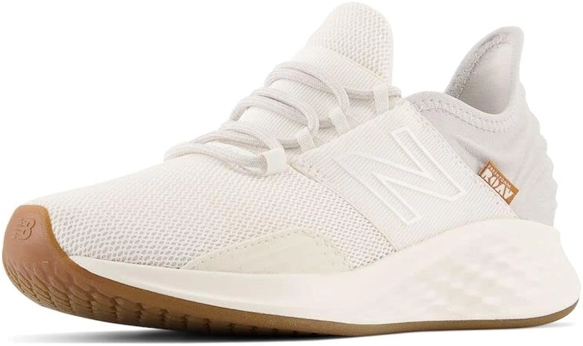 Amazon.com | New Balance Women's Fresh Foam Roav V1 Running Shoe, Paper White/Gum, 7.5 Wide | Road Running