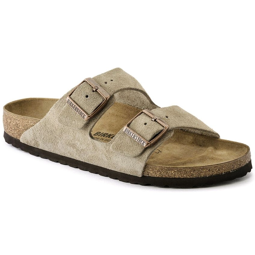 Arizona Suede Leather Latte Cream | BIRKENSTOCK