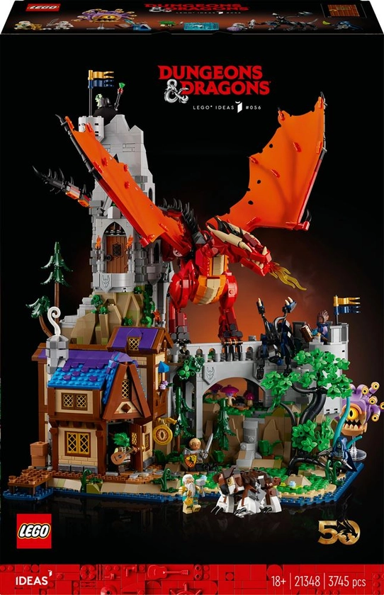 LEGO® Ideas 21348 Dungeons & Dragons : l’histoire du dragon rouge