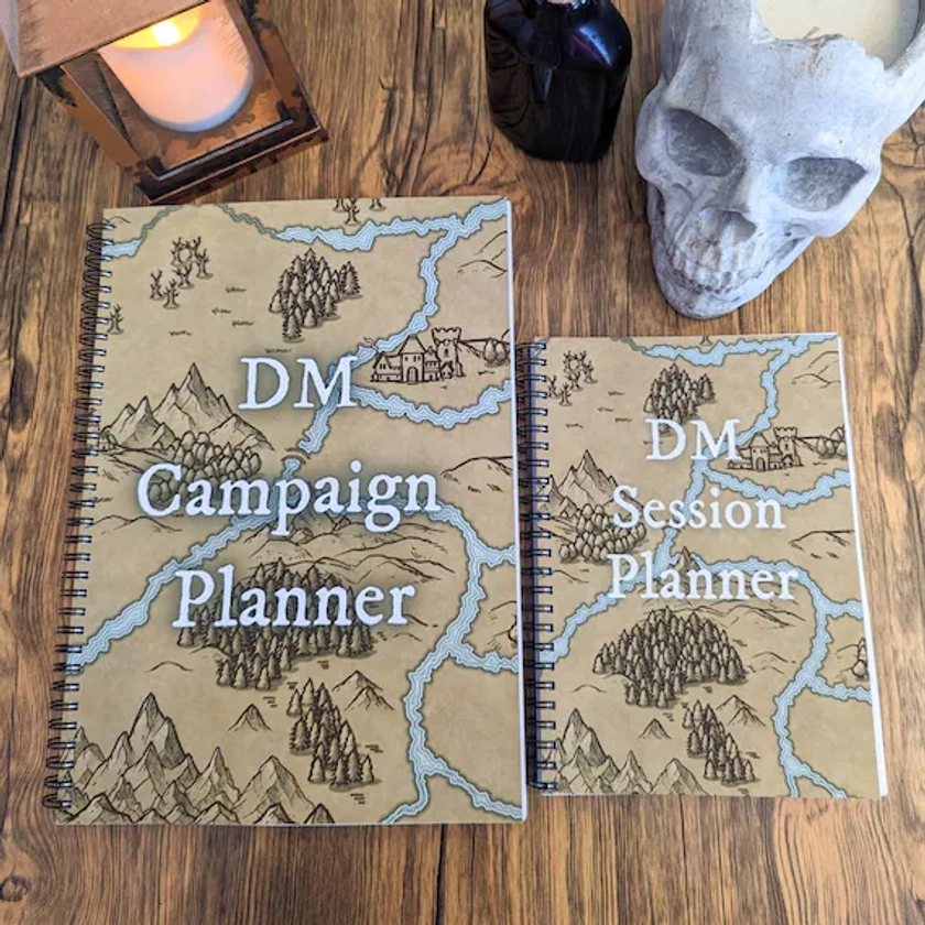 DM Campaign Planner DnD5e DM Session Planner, DnD worldbuilding, DnD Maps, Dungeon Master notebooks Dungeons and Dragons 5e