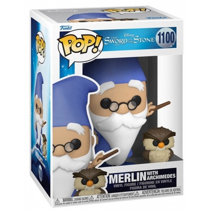 Funko Pop! 1100 - Disney Merlin L&#039;enchanteur - Merlin &amp; ArchimÈde