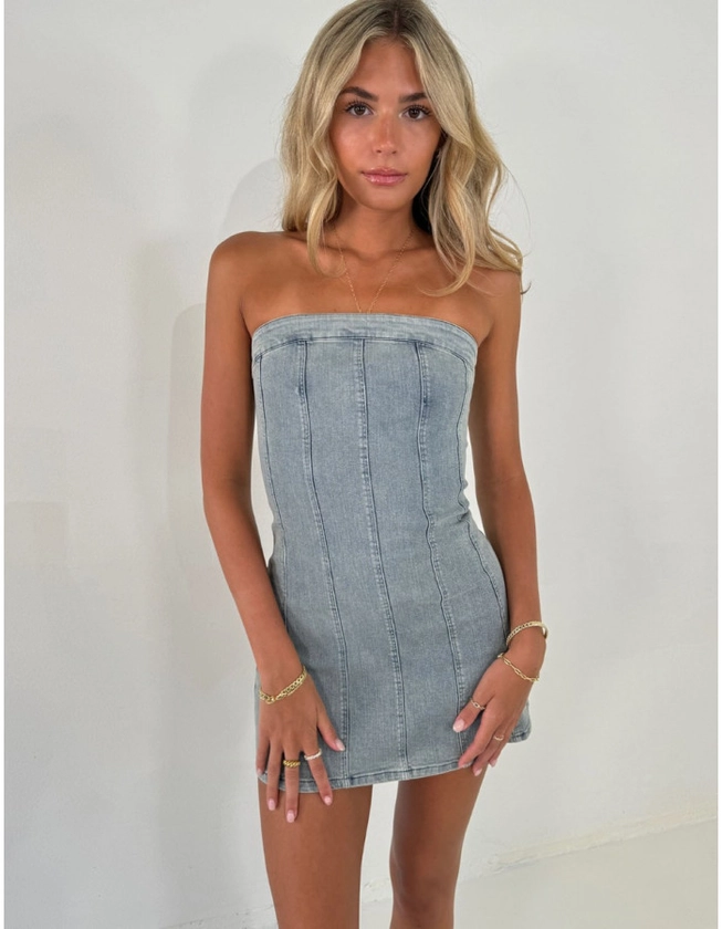 Speed Dial Denim Dress 