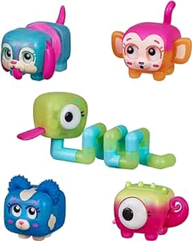 Little Live Pets - Squirkies: 5 Pack | Interactive Toys, Fidget Feature, Click, Flick, Tangle, Pop, 30+ to Collect, Multiple Fidget Points, for Kids Ages 5+.