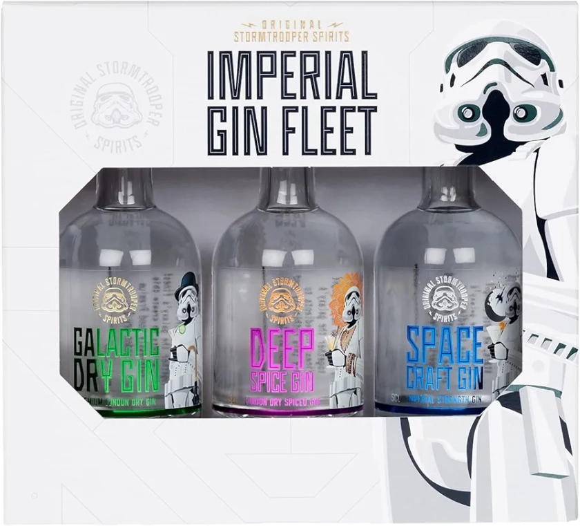 Stormtrooper Imperial Gin Trio Gift Set by Blue Tree Gifts