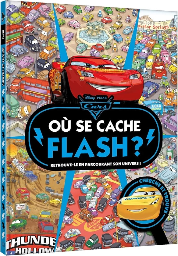 CARS - Où se cache Flash ? - Cherche et trouve - Disney Pixar