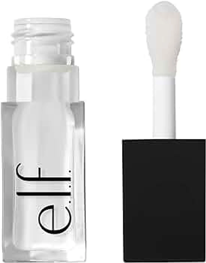 e.l.f. Glow Reviver Lip Oil, Nourishing Tinted Lip Oil For A High-shine Finish, Infused With Jojoba Oil, Vegan & Cruelty-free, Crystal Clear