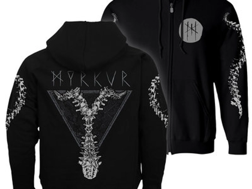 Spine Zip Up Hoodie from Myrkur