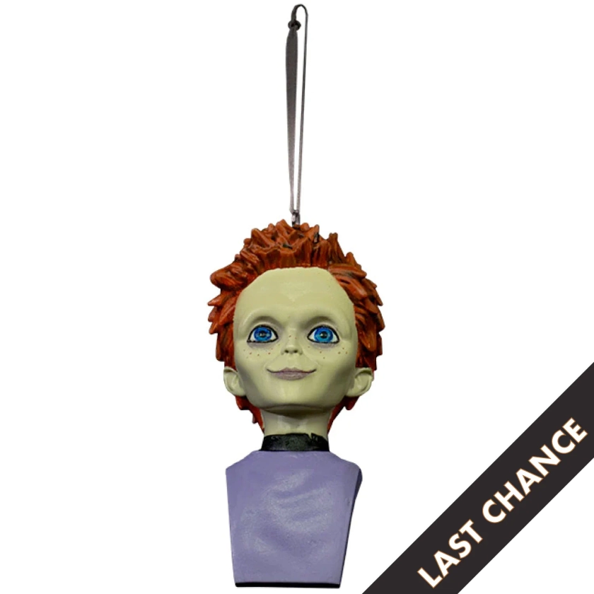 Holiday Horrors - Seed of Chucky Glen Bust Ornament