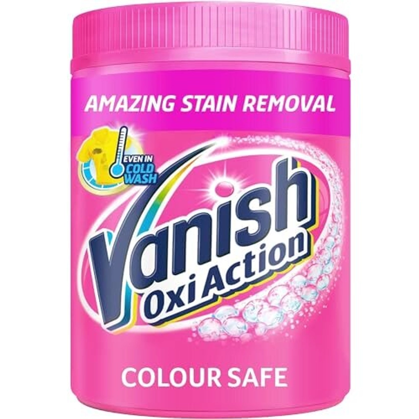 Vanish Oxi Action Stain Remover Powder for Clothes 1Kg, 1st Time Amazing Stain Removal Even In 30?C Cold Wash, Lifts Tough Stains, Chlorine-Free on OnBuy