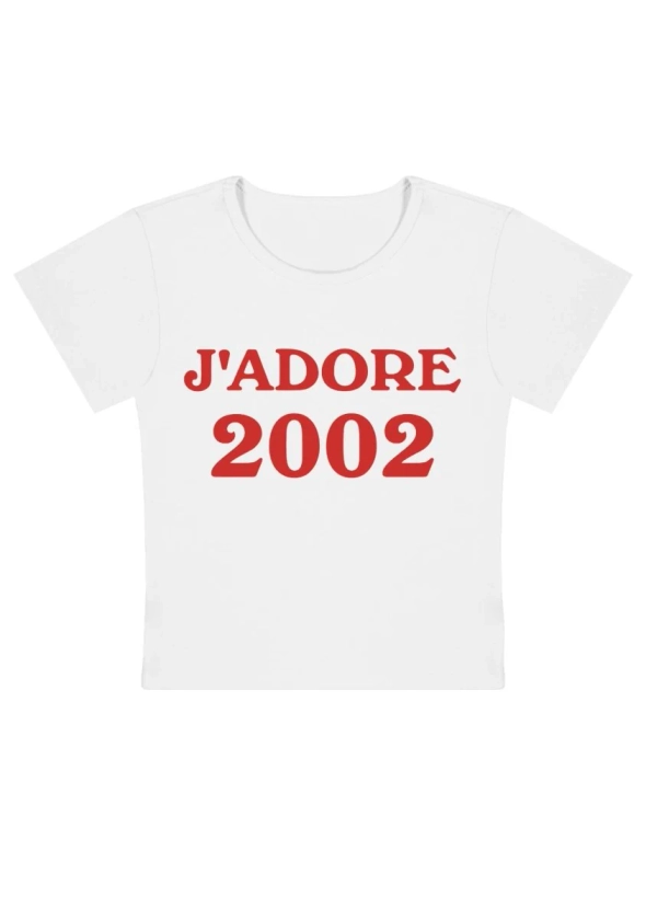 Cherrykitten J'adore 2002 Y2k Baby Tee for Sale