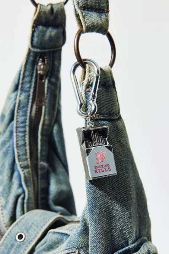 Smoking Kills Carabiner Keychain