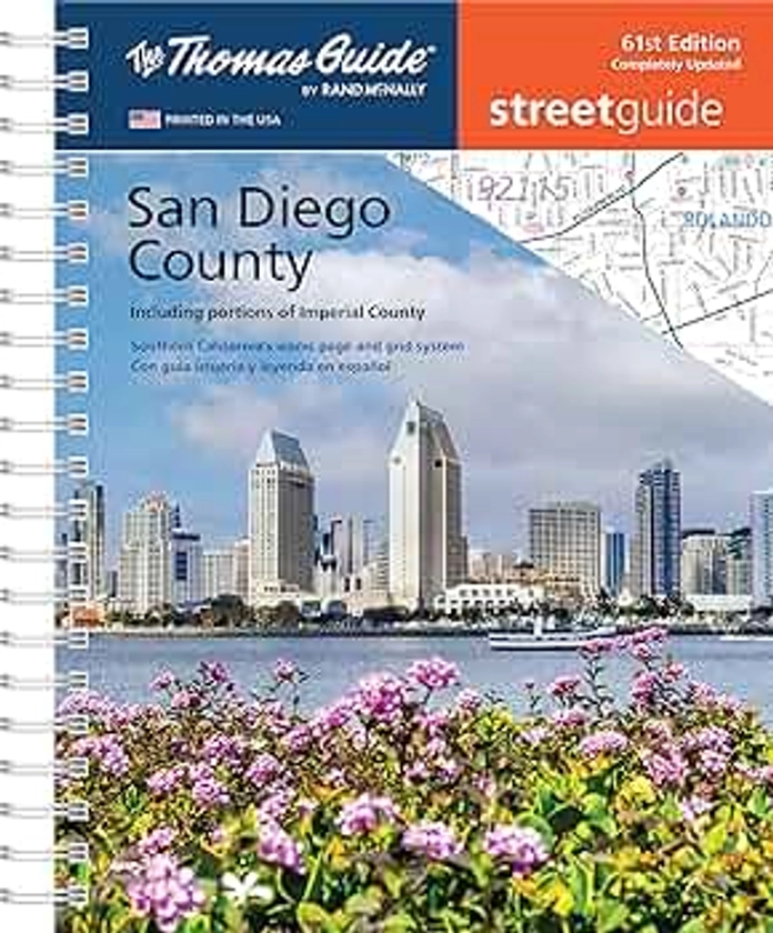 The Thomas Guide San Diego County Streetguide (English and Spanish Edition)