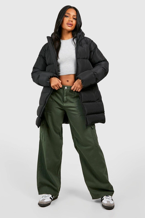 Synched Waist Puffer Jacket