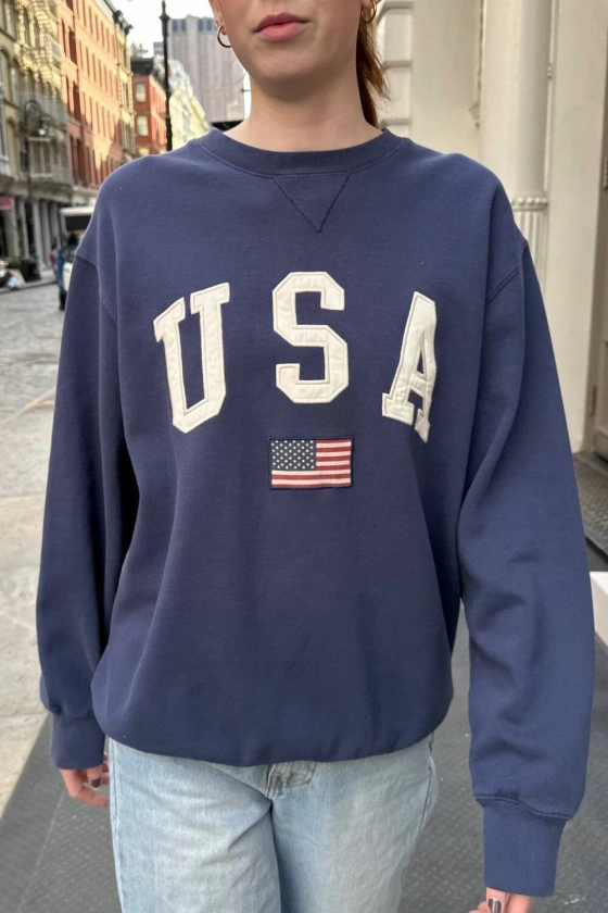 Erica Usa Flag Sweatshirt