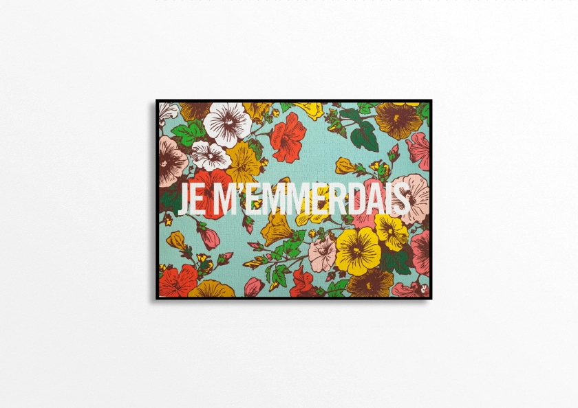 Puzzle Je m'emmerdais - Notre Best-Seller - Piece & Love