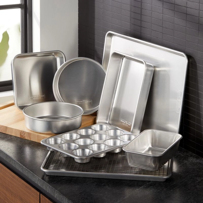 Nordic Ware Naturals 9-Piece Bakeware Set | Crate & Barrel