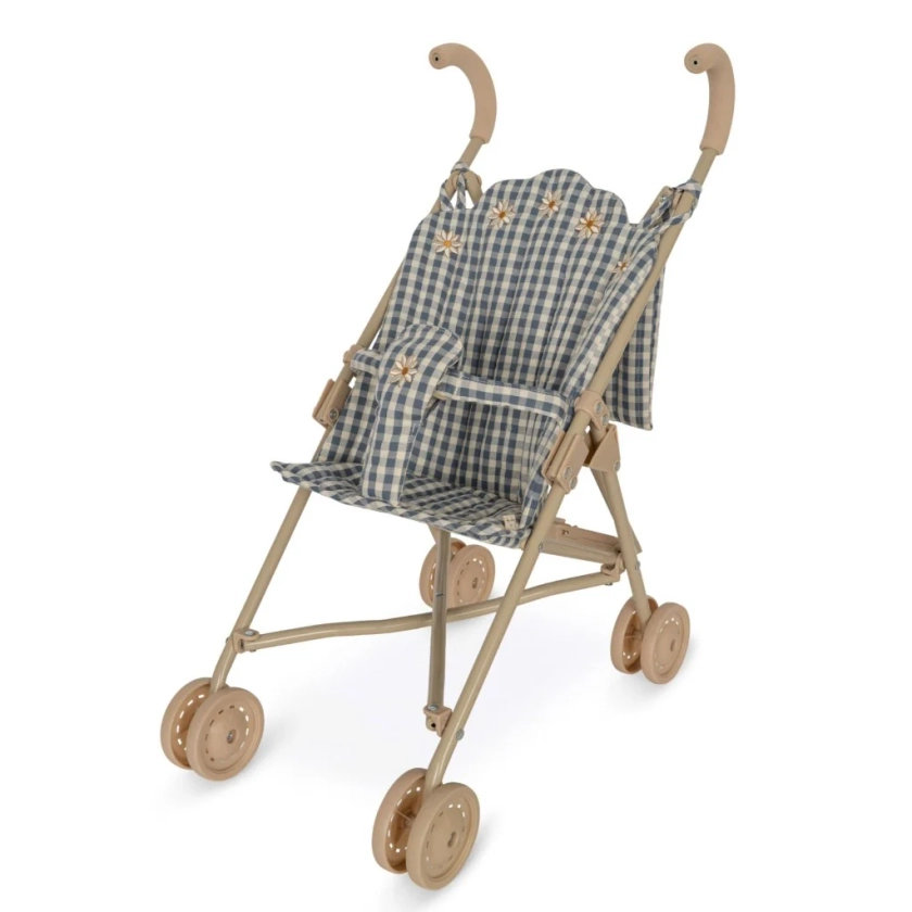 Eco | Konges Slojd | Toy Pushchair - Blue Check