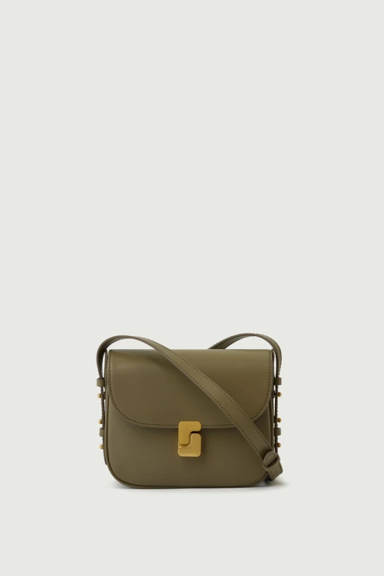 Sac Bellissima Mini - Sauge - Cuir - Femme