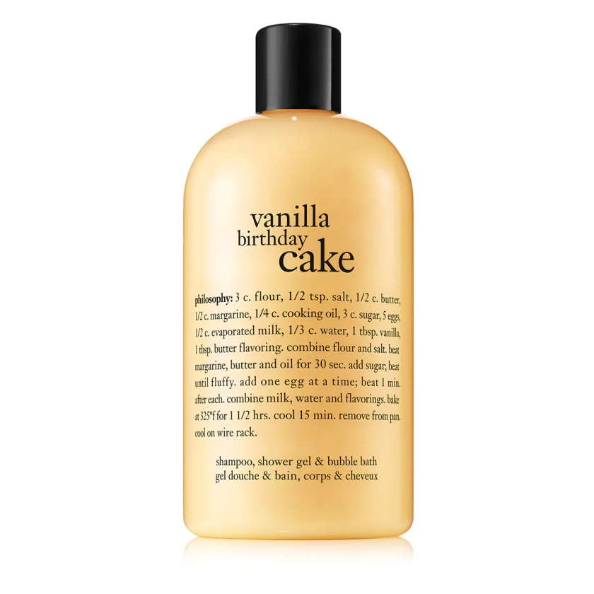 Philosophy Vanilla Cake Shower Gel| 480ml | Beauty by The Fragrance Shop