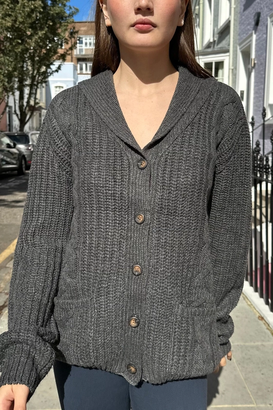 Autumn Wool Cable Knit Cardigan